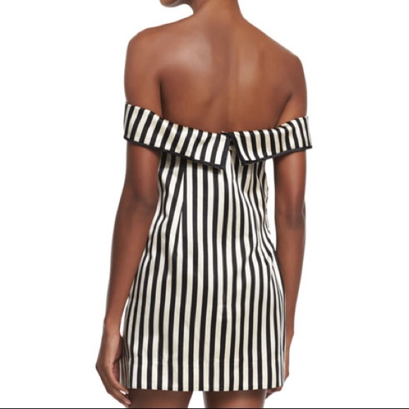 Monse
Off-the-Shoulder Striped Silk Dress - Picture 7 of 7